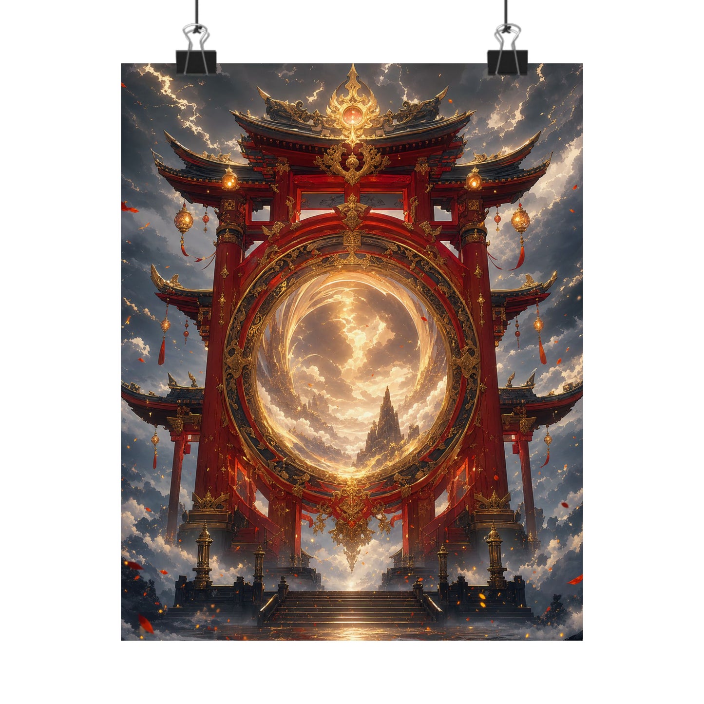 Spirit Realm Gateway - Anime Manga Art Print (Matte Poster)
