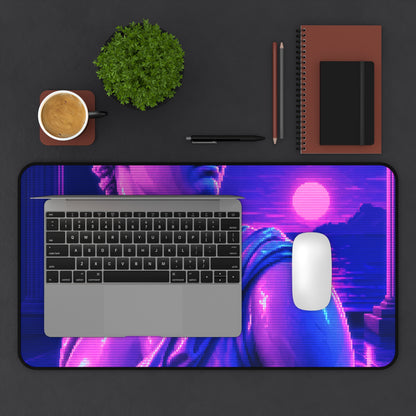 Vaporwave Greek Statue - Gaming Culture Gaming Desk Mat