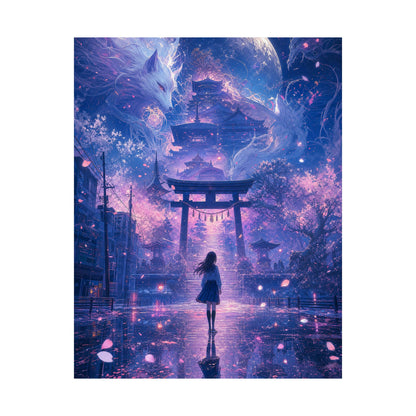 Spirit World Overlapping With Reality - Anime Manga Art Print (Matte Poster)