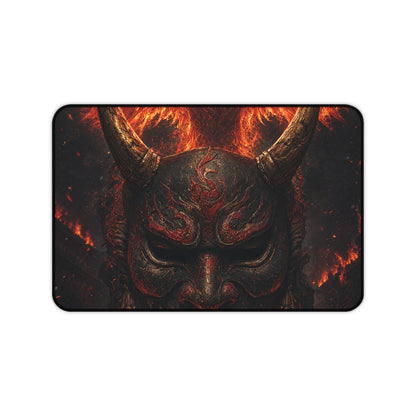 Oni Mask With Phoenix - Sudoni Brand Gaming Desk Mat