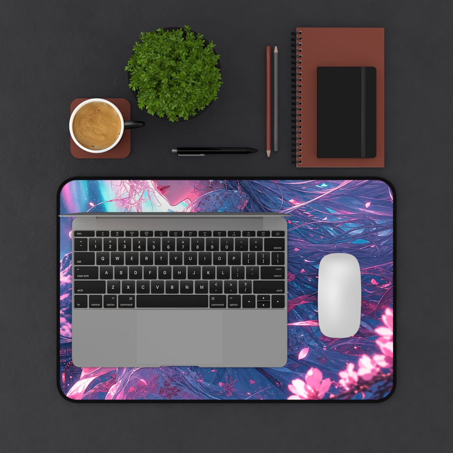 Spirit Of The Northern Lights - Anime Manga Gaming Desk Mat