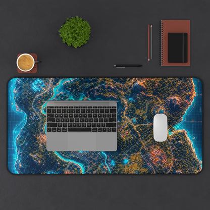 Battle Royale Island From Above - Gaming Culture Gaming Desk Mat