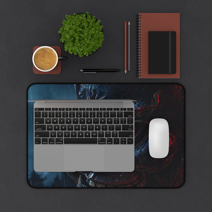 Oni Mask In Rain - Sudoni Brand Gaming Desk Mat