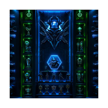 Gaming Wall Of Fame - Gaming Culture Art Print (Matte Poster)