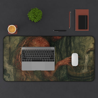 Akaname Bathroom Demon - Japanese Mythology Gaming Desk Mat