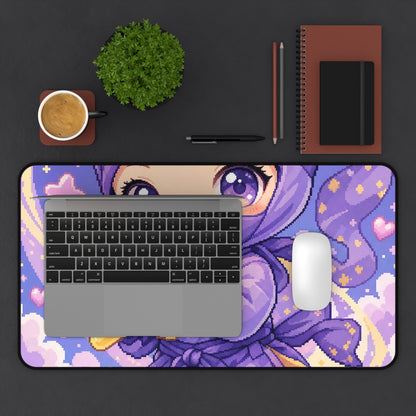 Chibi Ninjwith Star - Kawaii Gaming Gaming Desk Mat