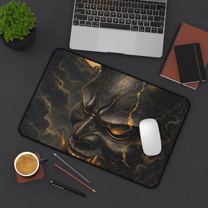 Oni Mask With Full Moon - Sudoni Brand Gaming Desk Mat