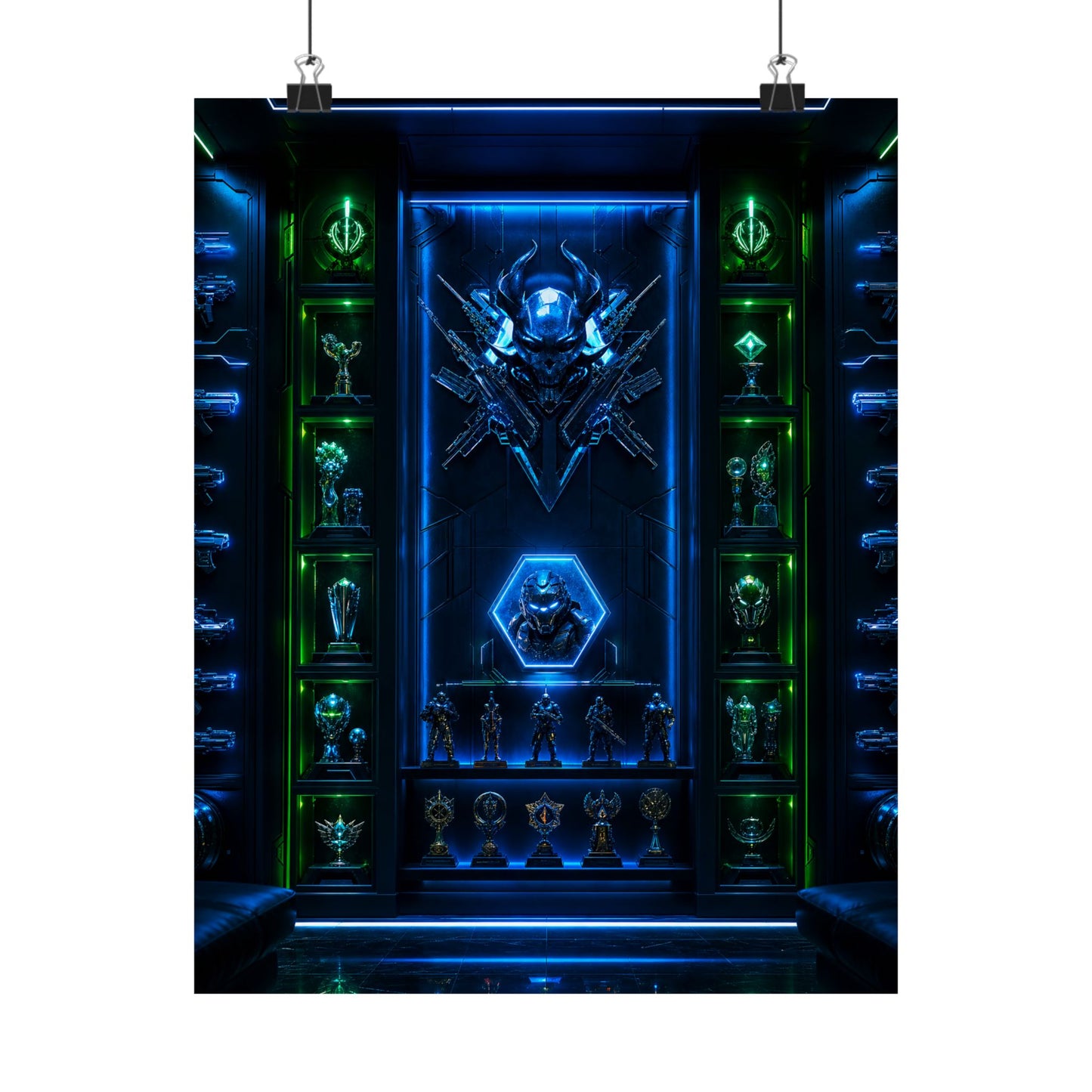 Gaming Wall Of Fame - Gaming Culture Art Print (Matte Poster)