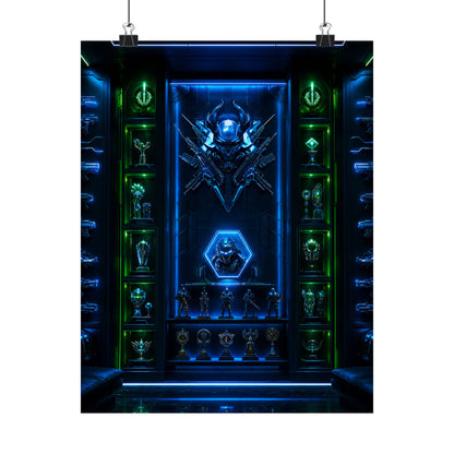 Gaming Wall Of Fame - Gaming Culture Art Print (Matte Poster)