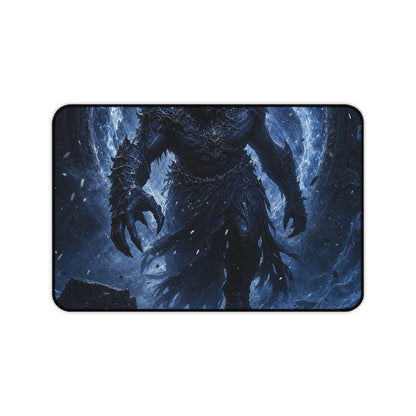 Demon Emerging From Portal - Dark Fantasy Gaming Desk Mat