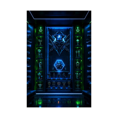 Gaming Wall Of Fame - Gaming Culture Art Print (Matte Poster)
