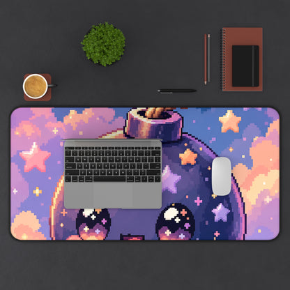 Cute Bomb Character With Fuse - Kawaii Gaming Gaming Desk Mat