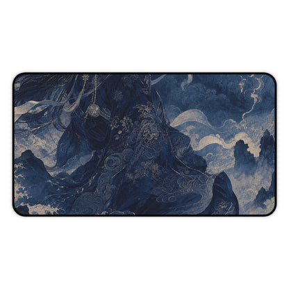 Tsukuyomi Moon God - Japanese Mythology Gaming Desk Mat