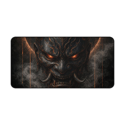Oni Mask With Dark Halo - Sudoni Brand Gaming Desk Mat