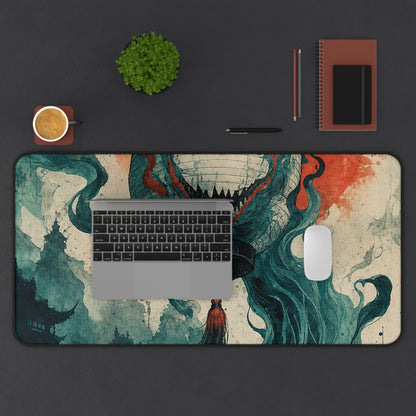 Chochin Obake Lantern Ghost - Japanese Mythology Gaming Desk Mat