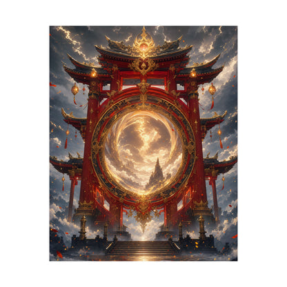 Spirit Realm Gateway - Anime Manga Art Print (Matte Poster)