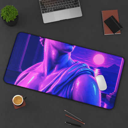 Vaporwave Greek Statue - Gaming Culture Gaming Desk Mat