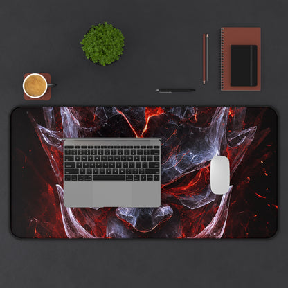 Oni Mask Made Of Ice Crystals - Sudoni Brand Gaming Desk Mat