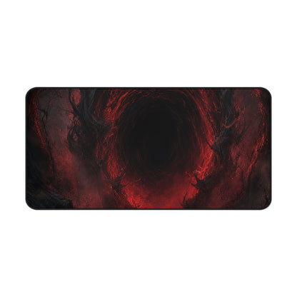 Dark Portal Opening In Forest - Dark Fantasy Gaming Desk Mat