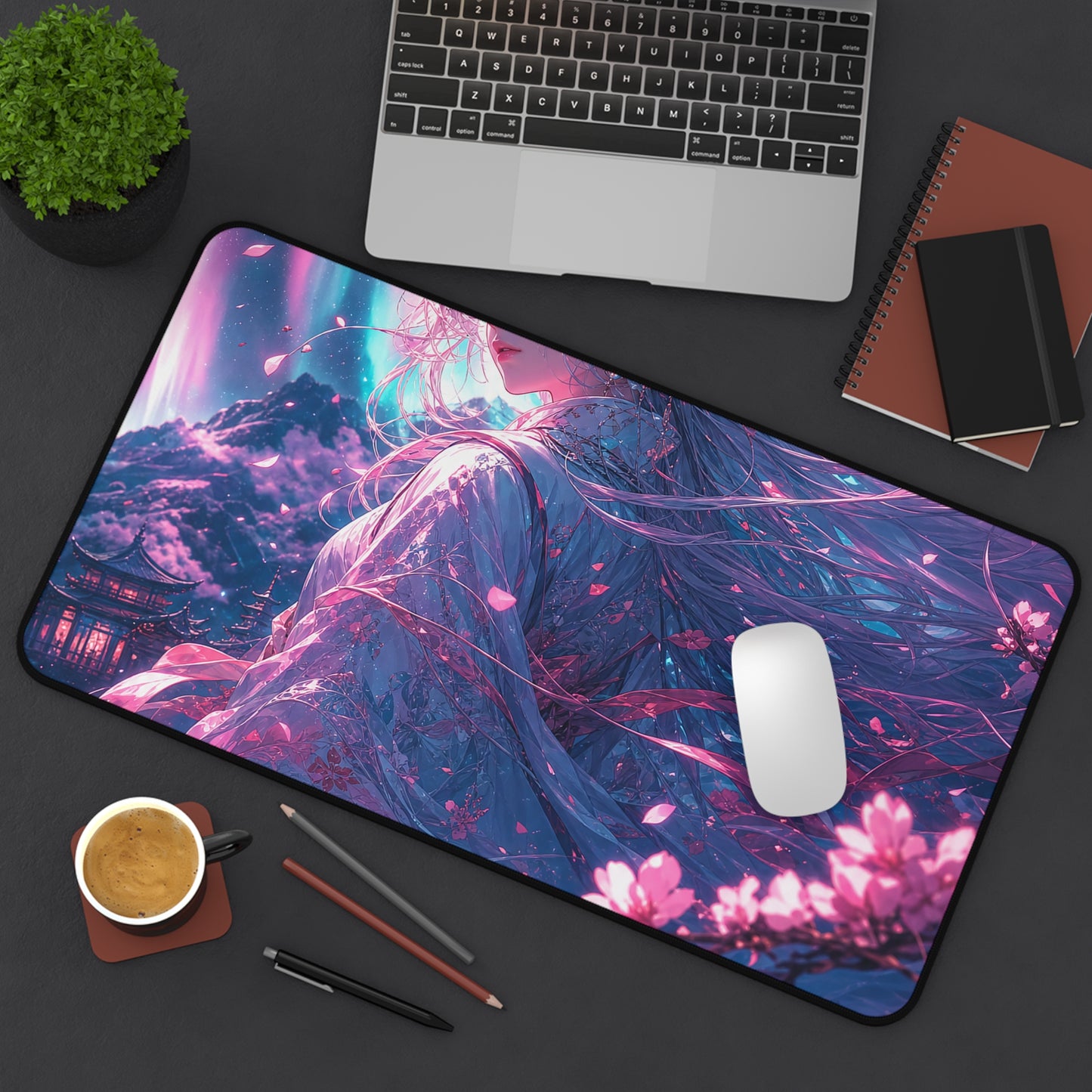 Spirit Of The Northern Lights - Anime Manga Gaming Desk Mat