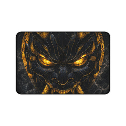 Oni Mask Made Of Stained Glass - Sudoni Brand Gaming Desk Mat