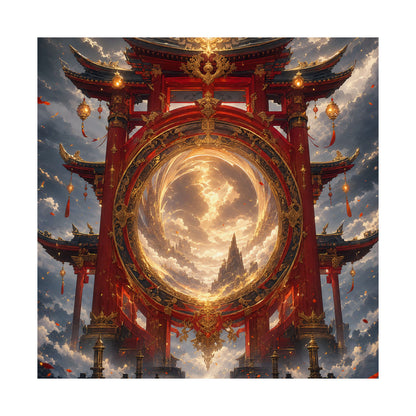 Spirit Realm Gateway - Anime Manga Art Print (Matte Poster)