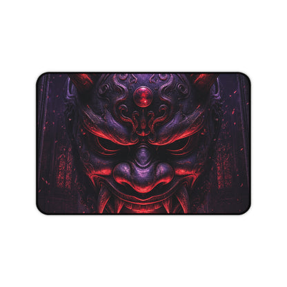 Oni Mask In Cathedral - Sudoni Brand Gaming Desk Mat