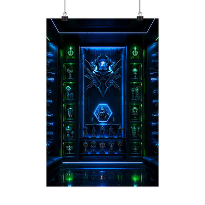 Gaming Wall Of Fame - Gaming Culture Art Print (Matte Poster)