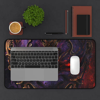 Oni Mask With Clockwork Gears - Sudoni Brand Gaming Desk Mat