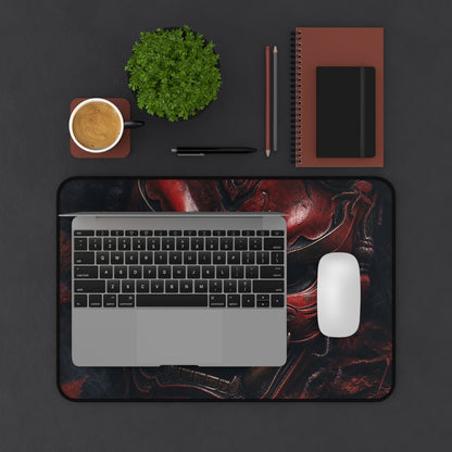 Oni Mask With Autumn Leaves - Sudoni Brand Gaming Desk Mat