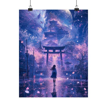 Spirit World Overlapping With Reality - Anime Manga Art Print (Matte Poster)