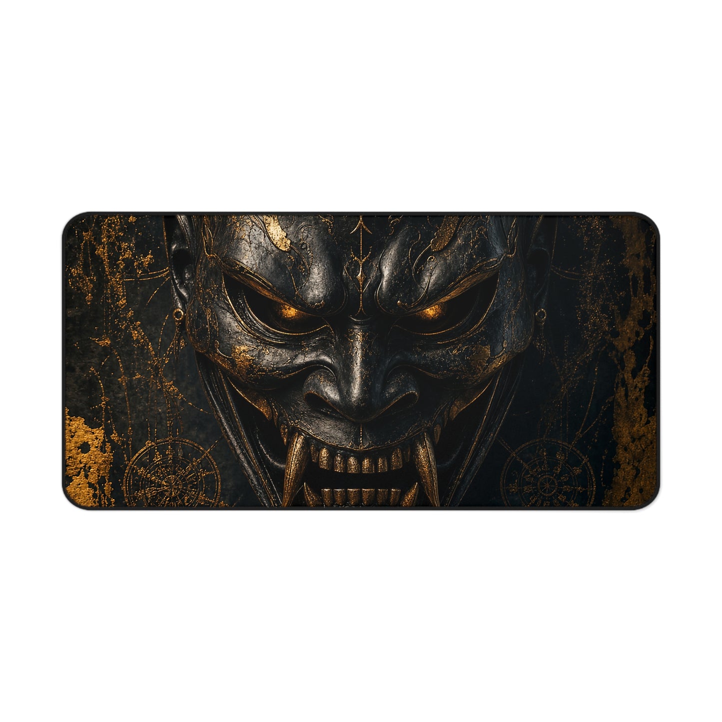 Oni Mask With Spider Web - Sudoni Brand Gaming Desk Mat