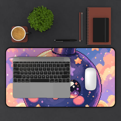 Cute Bomb Character With Fuse - Kawaii Gaming Gaming Desk Mat
