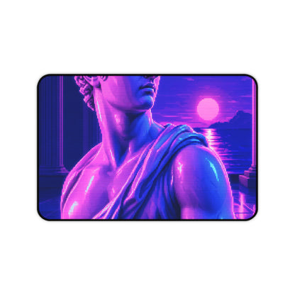 Vaporwave Greek Statue - Gaming Culture Gaming Desk Mat