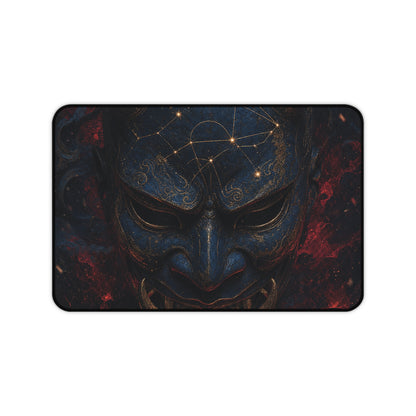Oni Mask With Constellation Map - Sudoni Brand Gaming Desk Mat