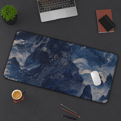 Tsukuyomi Moon God - Japanese Mythology Gaming Desk Mat