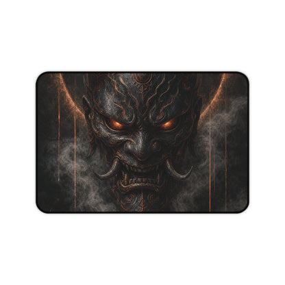 Oni Mask With Dark Halo - Sudoni Brand Gaming Desk Mat