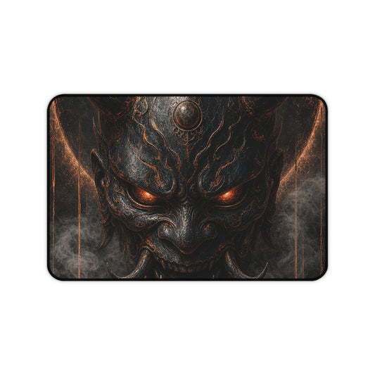 Oni Mask With Dark Halo - Sudoni Brand Gaming Desk Mat
