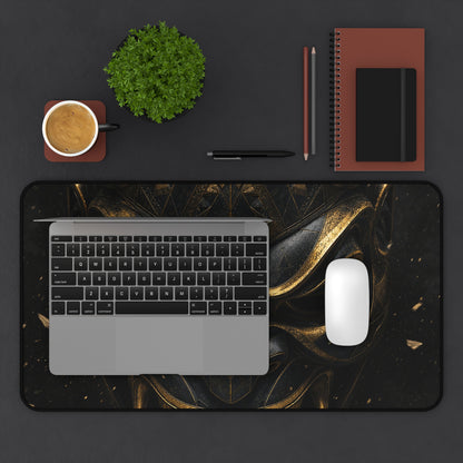 Oni Mask With Geometric Patterns - Sudoni Brand Gaming Desk Mat
