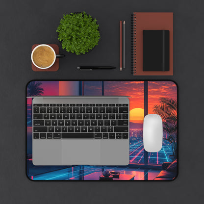 Vaporwave Aesthetic Room - Gaming Culture Gaming Desk Mat