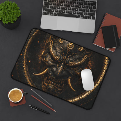 Oni Mask With Ouroboros - Sudoni Brand Gaming Desk Mat