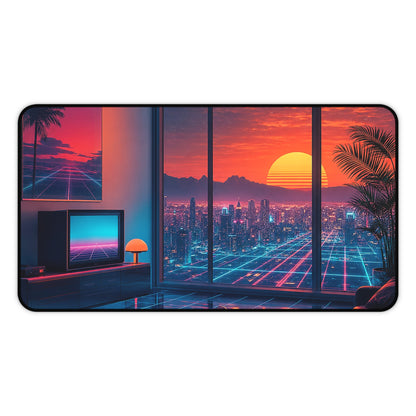 Vaporwave Aesthetic Room - Gaming Culture Gaming Desk Mat