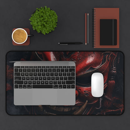 Oni Mask With Autumn Leaves - Sudoni Brand Gaming Desk Mat