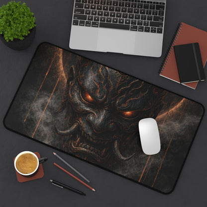Oni Mask With Dark Halo - Sudoni Brand Gaming Desk Mat