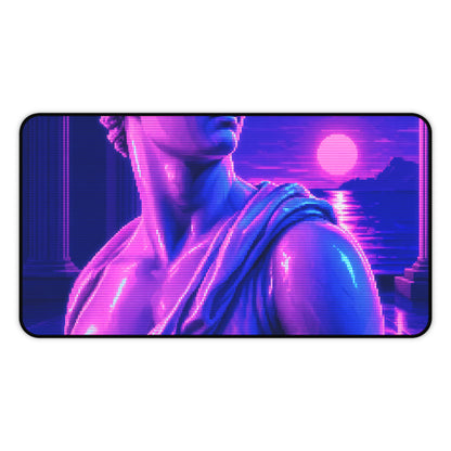 Vaporwave Greek Statue - Gaming Culture Gaming Desk Mat