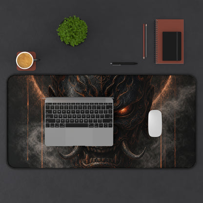 Oni Mask With Dark Halo - Sudoni Brand Gaming Desk Mat