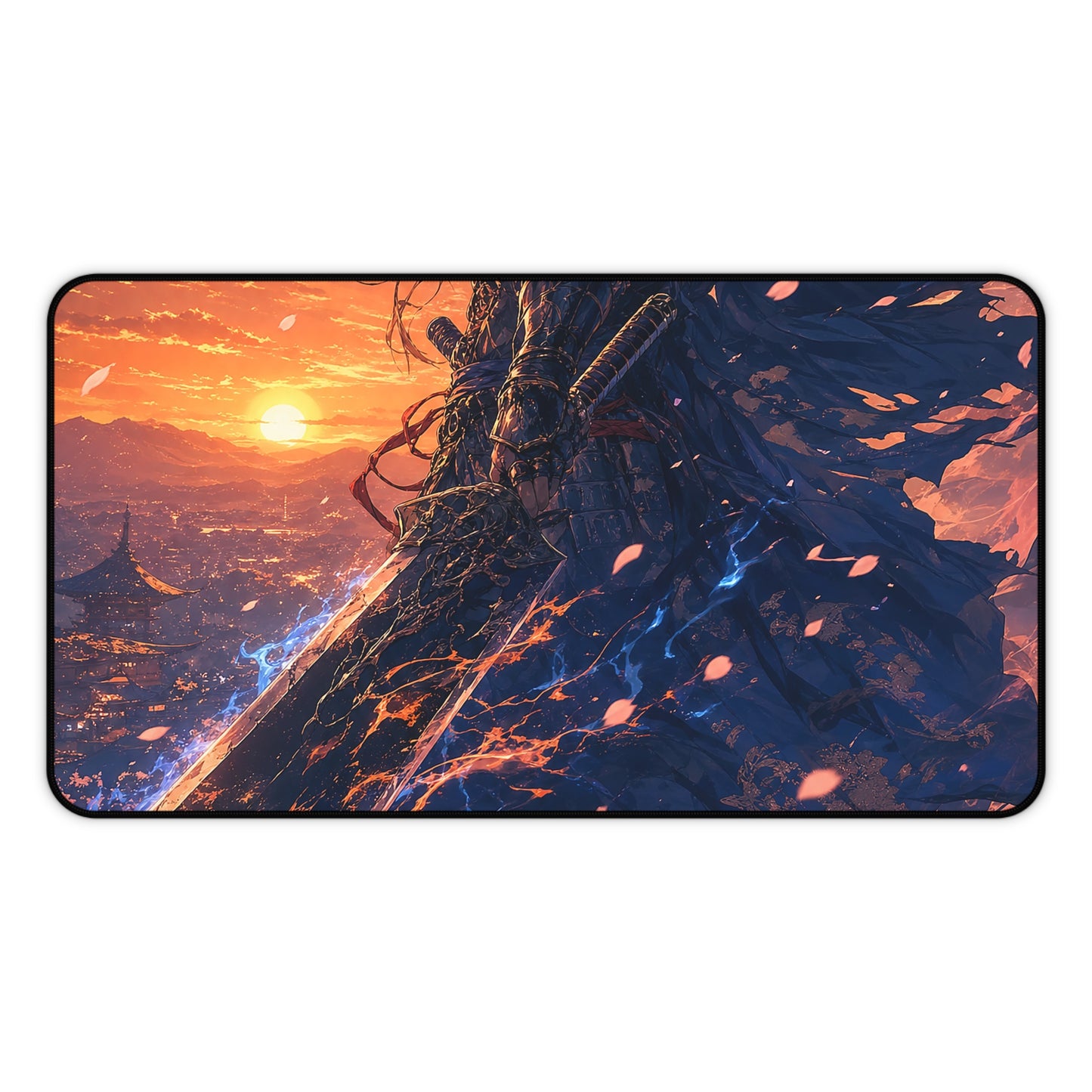 Warrior With Massive Sword - Anime Manga Gaming Desk Mat