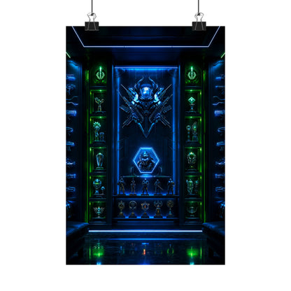 Gaming Wall Of Fame - Gaming Culture Art Print (Matte Poster)
