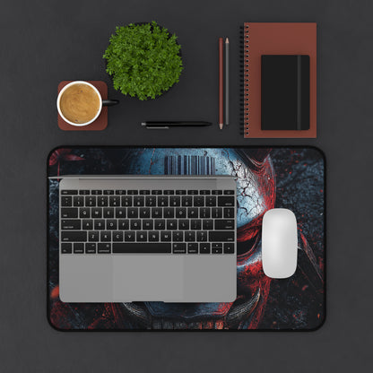 Oni Mask With Barcode - Sudoni Brand Gaming Desk Mat