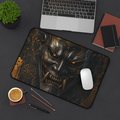 Oni Mask With Spider Web - Sudoni Brand Gaming Desk Mat